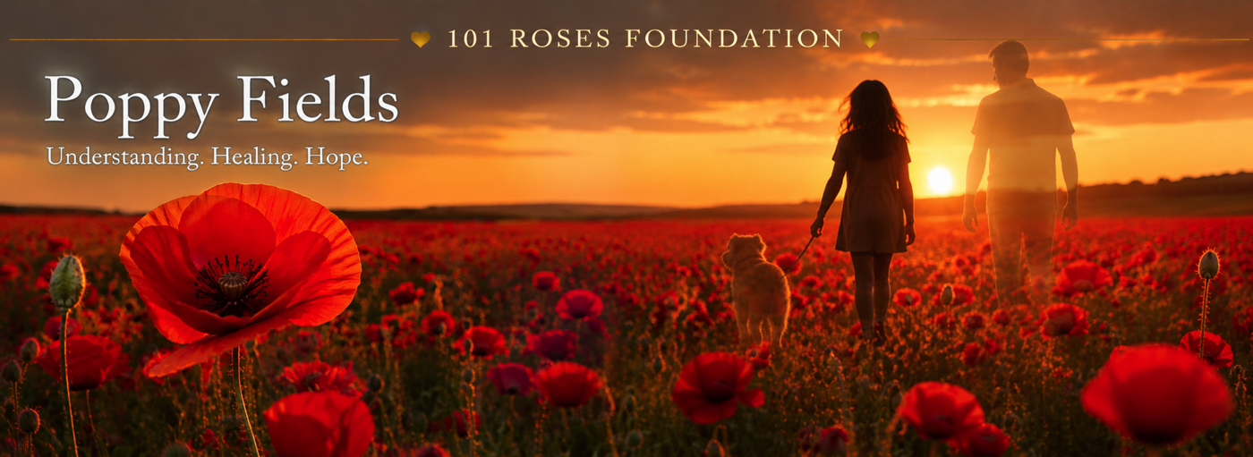 Understanding difficult emotions after grief, loss, change, and painful life events in Poppy Fields