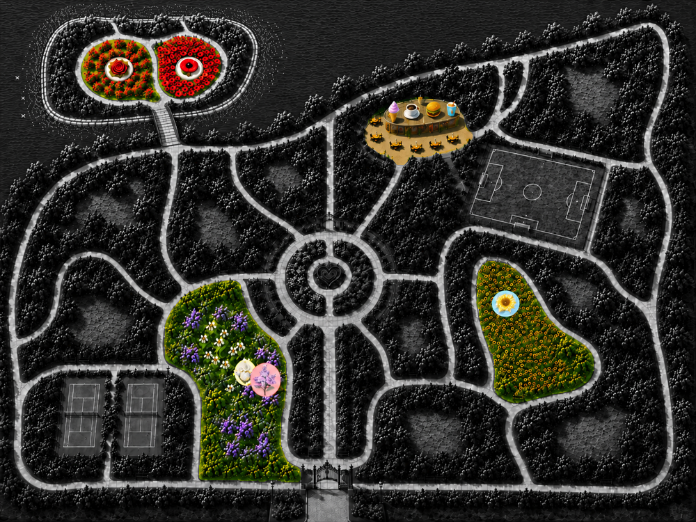 The Garden - 101 Roses Foundation Interactive Map